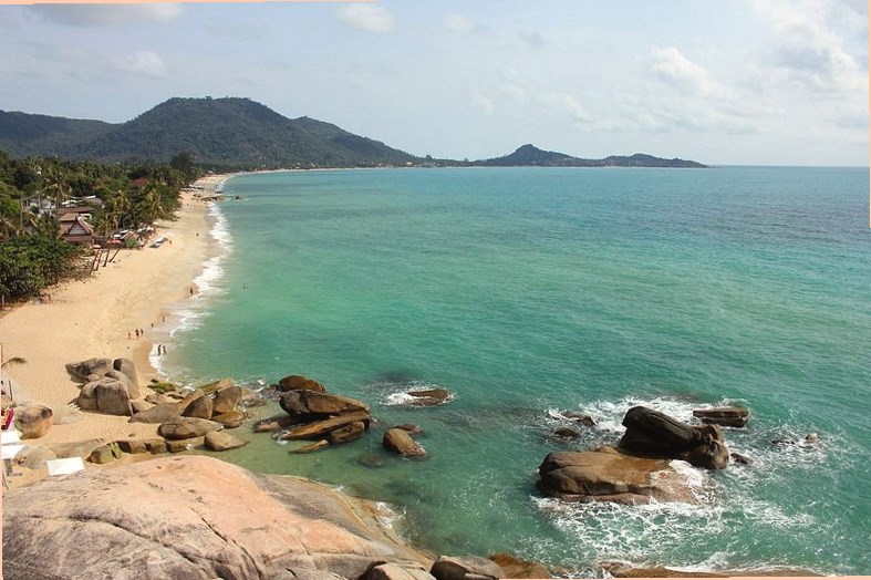 lamai beach photo